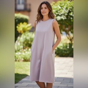 Maggie’s Organics Waldon Dress Lavender Organic Cotton Shift Dress XXL